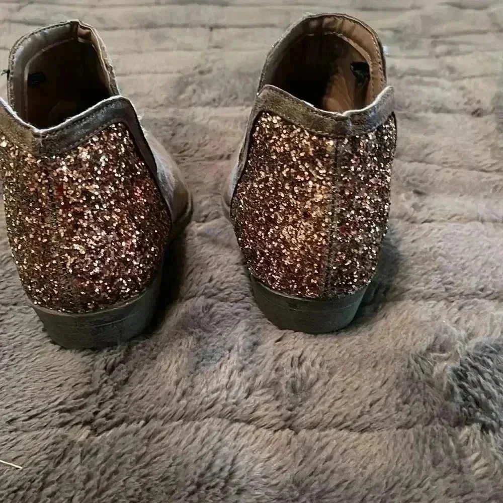 ♥️♥️ Justice boots with glitter Heel